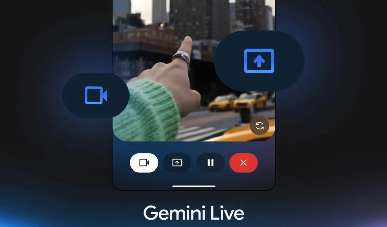Google Gemini Live’ın ekran paylaşım özelliği Android için artık fiyatsız