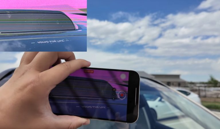Arabalardaki lidar sensör telefon kameralarını bozuyor